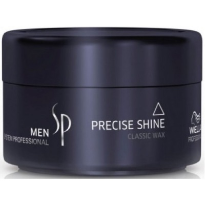Wella SP Just Men Precise Shine Classic Wax - Воск для укладки и блеска сильной фиксации 75мл - вид 1 миниатюра