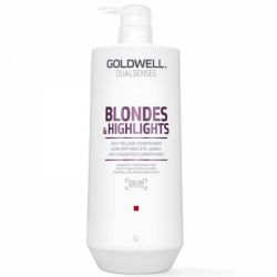 Goldwell Blondes & Highlights Anti-Brassiness Conditioner - Кондиционер против желтизны 1000мл - вид 1 миниатюра