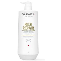 Goldwell Rich Repair Восстанавливающий шампунь для сухих и поврежденных волос 1000мл - вид 1 миниатюра