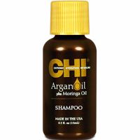 CHI Argan Oil Plus Moringa Oil Shampoo - Восстанавливающий шампунь с маслом арганы 15мл - вид 1 миниатюра