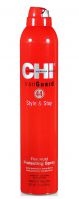 CHI 44 Iron Guard Style & Stay Firm Hold Protecting Spray - Термозащитный лак для волос сильной фиксации 284мл - вид 1 миниатюра