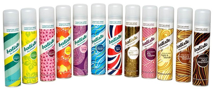 Batiste сухие шампуни