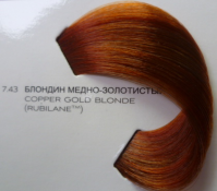 Loreal Dialight - Краска для волос  7.43 Блондин медно-золотистый 50мл