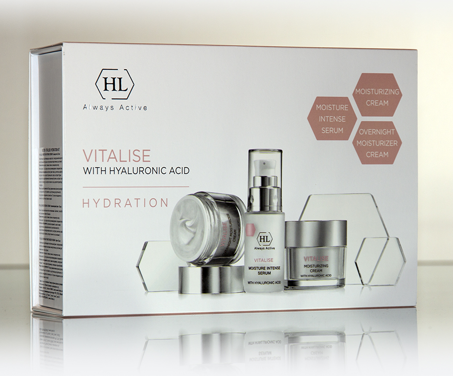 Holy Land (Холи Ленд) Vitalise Kit - Набор профессиональных препаратов для увлажнения кожи (serum 30, day 50, night 50)