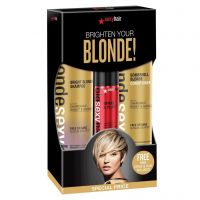 Sexy Hair Brighten Your Blonde - Набор для ухода за волосами блонд 300мл+300мл+50мл