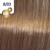 Wella Koleston Perfect ME+ Cтойкая краска для волос 8/03 Янтарь 60мл - вид 1 миниатюра