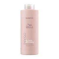 Wella Invigo Blonde Recharge Shampoo - Шампунь-нейтрализатор желтизны для холодных светлых оттенков 1000 мл