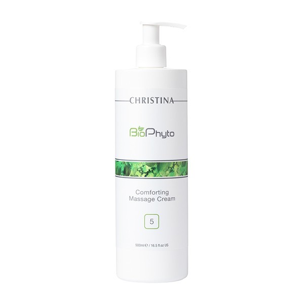 Christina (Кристина) Bio Phyto Comforting Massage Cream – Успокаивающий массажный крем (шаг 5) 500 мл