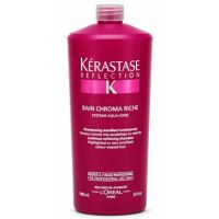Kerastase Reflection Bain Chroma Riche - Шампунь-ванна для поврежденных и осветленных окрашенных волос 1000мл