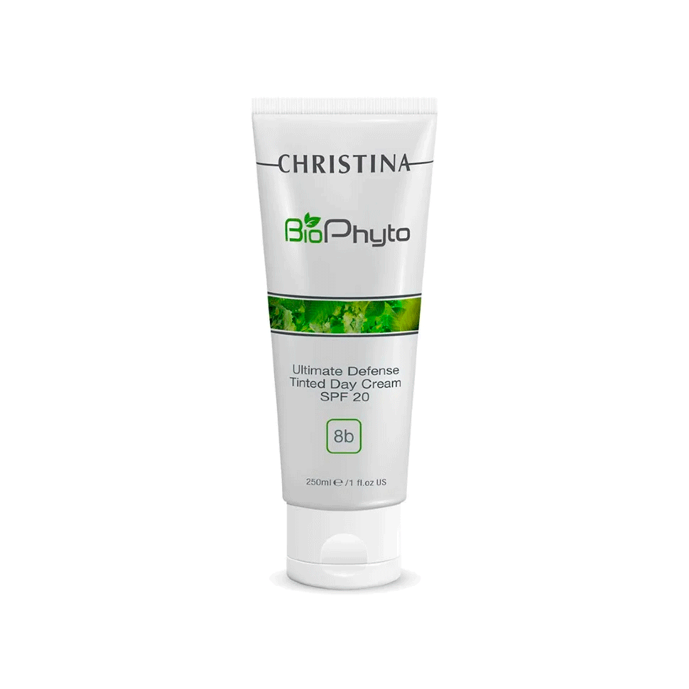 Christina Bio Phyto Ultimate Defense Tinted Day Cream SPF 20 – Дневной крем «Абсолютная защита» SPF 20 с тоном (шаг 8b) 250 мл