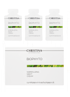 Christina (Кристина) Bio Phyto Normalizing Night Cream sachets kit - Нормализующий ночной крем в инд. саше 1,5 мл х 30 шт