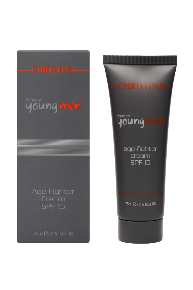 Christina Forever Young Men Age-Fighter Cream SPF 15 – Крем против старения SPF 15 75 мл