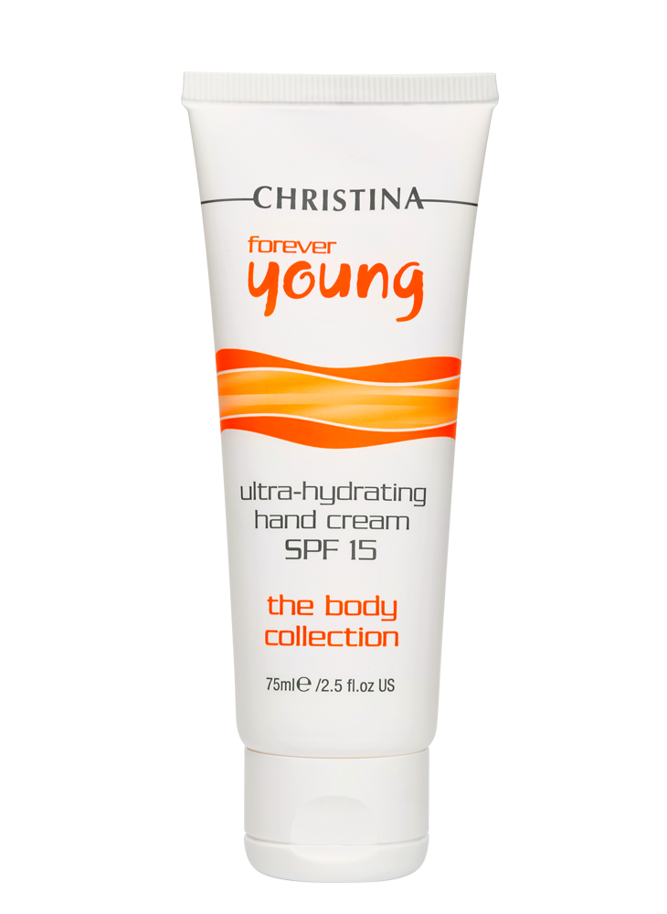 Christina Forever Young Ultra-Christina Hydrating Hand Cream SPF 15 – Ультраувлажняющий крем для рук SPF 15 75 мл - вид 1 миниатюра