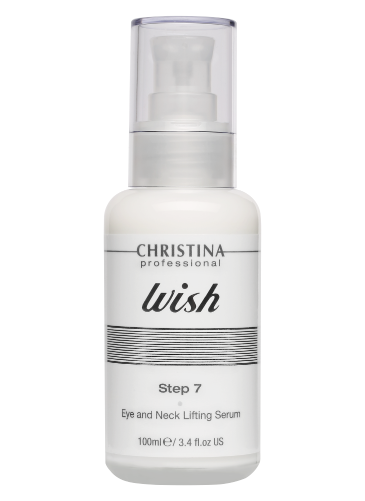 Christina Wish Eye and Neck Lifting Serum – Подтягивающая сыворотка для кожи вокруг глаз и шеи (шаг 7) 100 мл - вид 1 миниатюра