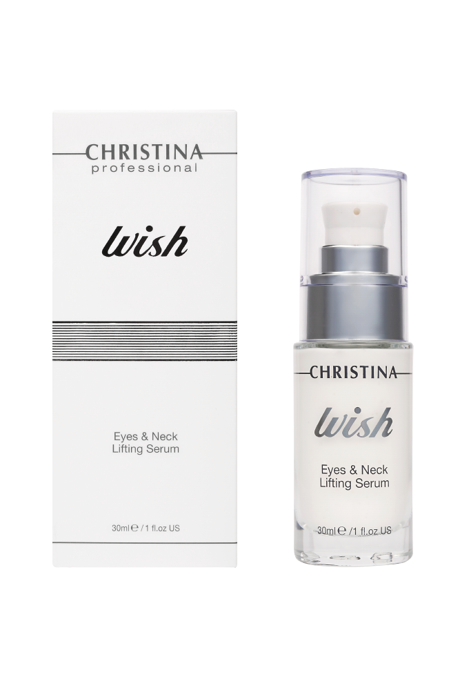 Christina Wish Eyes & Neck Lifting Serum – Подтягивающая сыворотка для кожи вокруг глаз и шеи 30 мл - вид 1 миниатюра