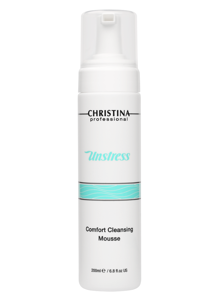 Christina Unstress Comfort Cleansing Mousse – Очищающий мусс-комфорт 200 мл - вид 1 миниатюра