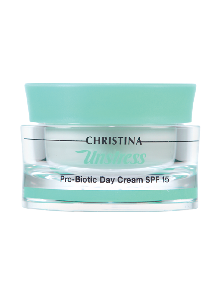 Christina Unstress Probiotic Day Cream SPF 12 – Дневной крем с пробиотическим действием SPF 15 50 мл - вид 1 миниатюра