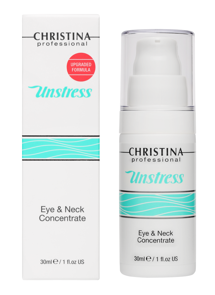 Christina Unstress Eye & Neck Concentrate – Концентрат для кожи вокруг глаз и шеи 30 мл - вид 1 миниатюра
