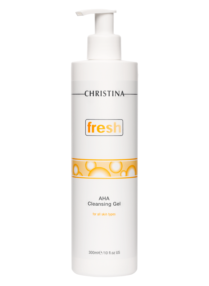 Christina Fresh AHA Cleansing Gel for all skin types – Очищающий гель c фруктовыми кислотами для всех типов кожи 300 мл - вид 1 миниатюра