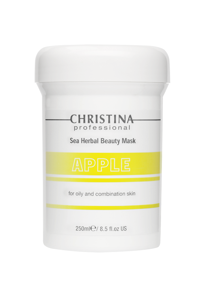 Christina Sea Herbal Beauty Mask Apple for oily and combination skin – Маска красоты на основе морских трав для жирной и комбинированной кожи «Яблоко» 250 мл - вид 1 миниатюра