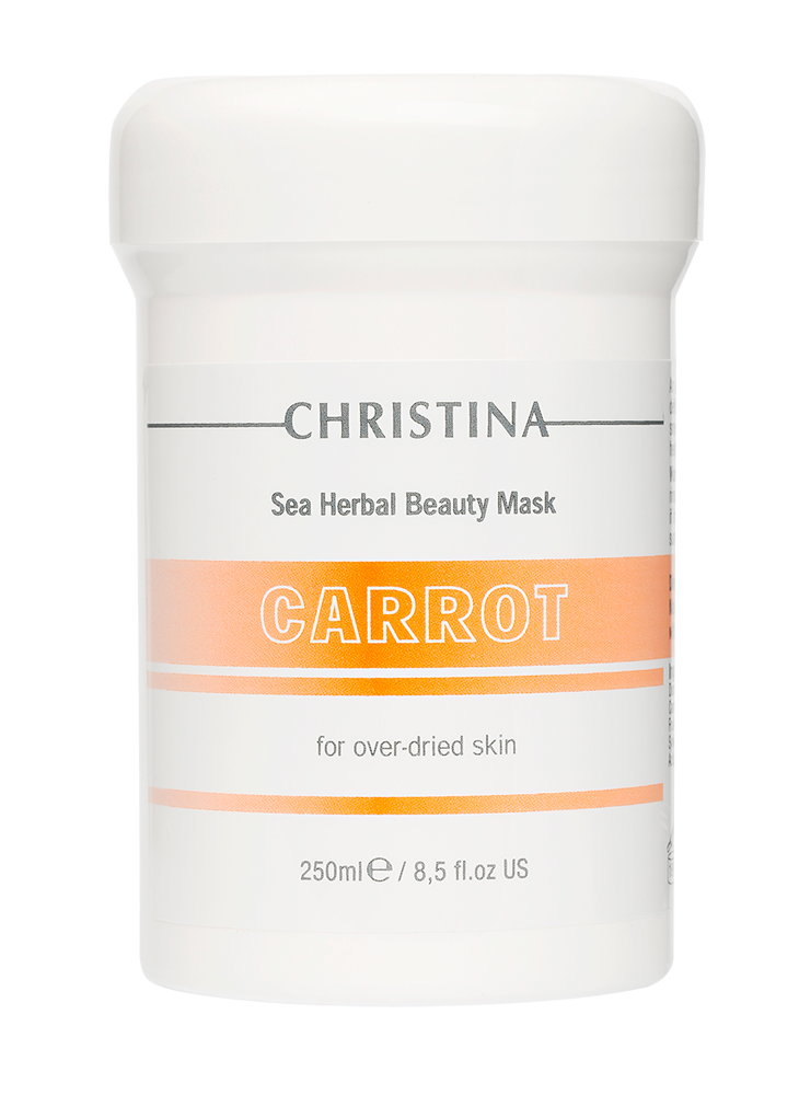 Christina Sea Herbal Beauty Mask Carrot for over-dried skin – Маска красоты на основе морских трав для пересушенной кожи «Морковь» 250 мл - вид 1 миниатюра