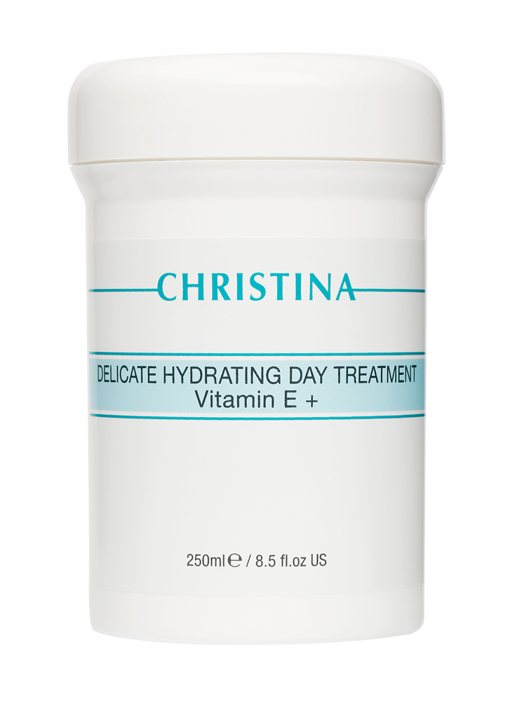 Delicate Christina Hydrating Day Treatment + Vitamin E – Деликатный увлажняющий дневной уход с витамином Е 250 мл - вид 1 миниатюра