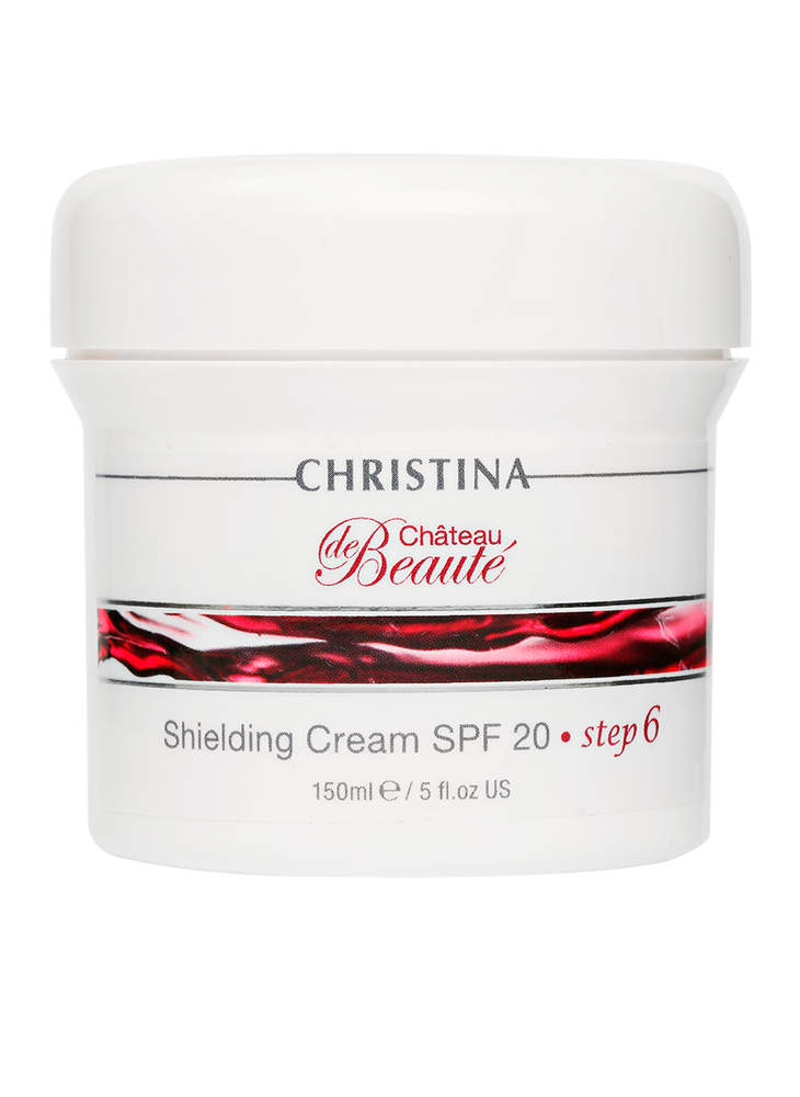 Christina (Кристина) Chateau de Beaute Shielding Cream SPF 20 – Защитный крем SPF 20 (шаг 6) 150 мл