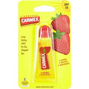 Carmex Бальзам для губ клубника с защитным фактором SPF 15 (туба)