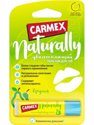 Carmex Натуральный бальзам для губ с ароматом груши в стике 4,25 г - вид 1 миниатюра