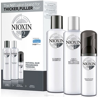 Nioxin System 2 Kit - Набор (Система 2) 150+150+50 мл