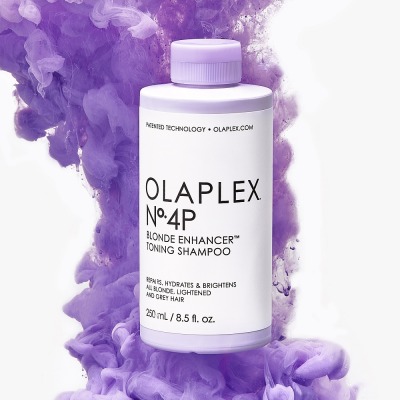 Olaplex No.4P Blonde Enhancer Toning Shampoo - Шампунь тонирующий (Система защиты для светлых волос) 250мл - вид 2 миниатюра