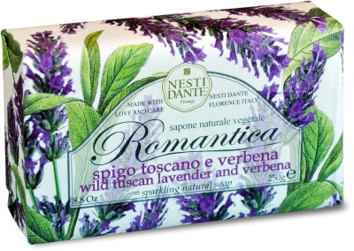 Nesti Dante Romantica мыло с ароматами лаванды и вербены 250гр - вид 1 миниатюра