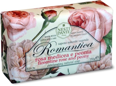 Nesti Dante Romantica мыло с ароматом роз и пионов 250гр - вид 1 миниатюра