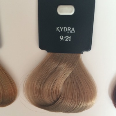 Kydra Creme Стойкая крем-краска (Кидра) 9/21 VERY LIGHT PEARL ASH BLONDE - Очень светлый перламутрово-пепельный блонд 60 мл - вид 1 миниатюра