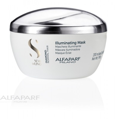 Alfaparf Маска для нормальных волос, придающая блеск SDL D ILLUMINATING MASK, 200 мл - вид 1 миниатюра