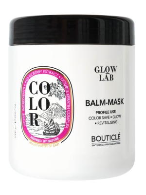 BOUTICLE COLOR BALM-MASK DOUBLE KERATIN - Бальзам-маска для окрашенных волос с экстрактом брусники 1000 мл - вид 1 миниатюра