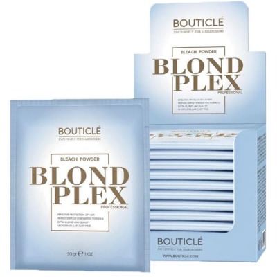 BOUTICLE Blond Plex Powder Bleach - Обесцвечивающий порошок Blond Plex с аминокомплексом 12*30 гр - вид 1 миниатюра