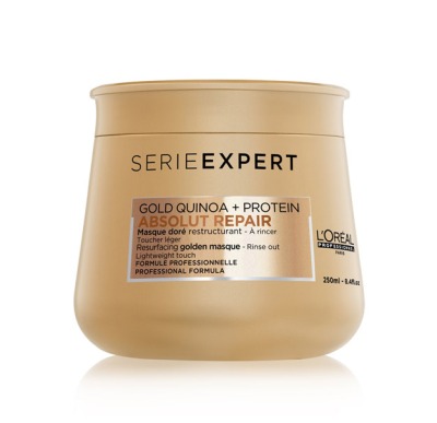 Loreal Absolut Repair Gold Quinoa + Protein - Восстанавливающая Маска с золотой текстурой 250 мл