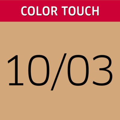 Wella Color Touch Интенсивное Тонирование 10/03 Самый светлый блонд, 60мл - вид 3 миниатюра