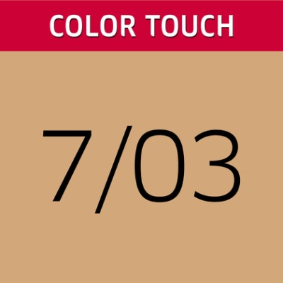 Wella Color Touch Интенсивное Тонирование 7/03 Светлый блондин Натуральное Золото, 60мл - вид 2 миниатюра