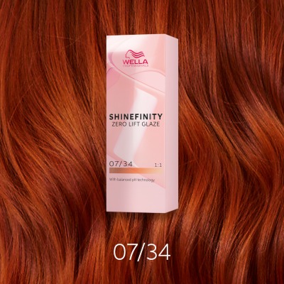 Wella Shinefinity Краска для волос 07/34 Красная паприка 60мл
