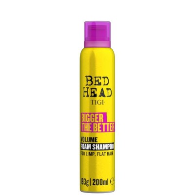 TIGI Bed Head Bigger The Better Volume Foam Shampoo - Пенный шампунь для придания объёма волосам 200 мл - вид 1 миниатюра