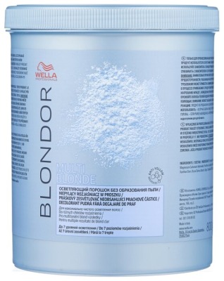 Wella Blondor Multi Blonde - Порошок для блондирования без образования пыли 800 гр - вид 1 миниатюра