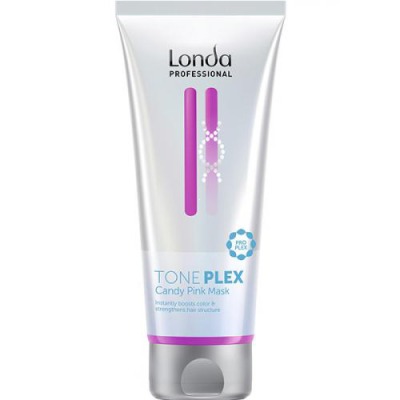 Londa Toneplex Candy Pink Mask - Маска для волос розовая карамель 200 мл - вид 1 миниатюра