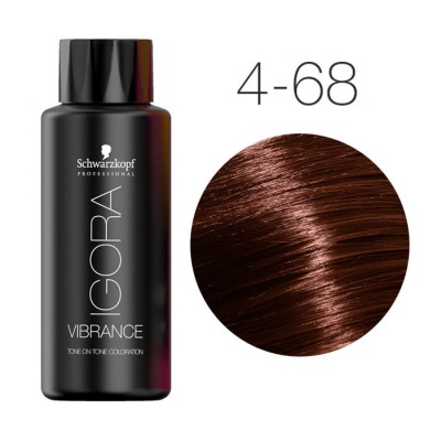 Schwarzkopf Vibrance Крем-краска для волос 4-68 средний коричневый 60 мл - вид 1 миниатюра