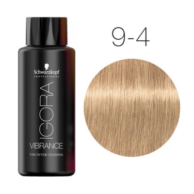 Schwarzkopf Vibrance Крем-краска для волос 9-4 блондин сандрэ 60 мл