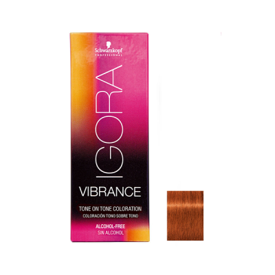 Schwarzkopf Vibrance Крем-краска для волос 7-77 средний русый медный экстра 60 мл - вид 1 миниатюра