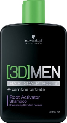 Schwarzkopf 3D Men Шампунь активатор роста волос Root Activator Shampoo 250 мл