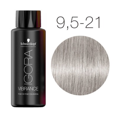 Schwarzkopf Igora Vibrance 9,5-21 светлый блондин пастельный пепельный сандрэ 60 мл