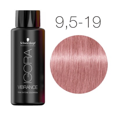 Schwarzkopf Igora Vibrance 9,5-19 Светлый блондин пастельный сандрэ фиолетовый Безаммиачный краситель тон-в-тон 60 мл